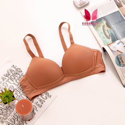 Seamless Thin Pad Non Wire T Shirt Bra